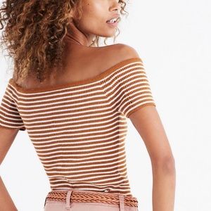 Madewell off-the-shoulder top